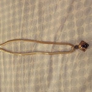 Michael Dawkins sterling silver necklace, vintage